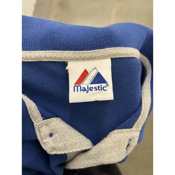 Majestic LA dodgers blue Polo shirt Size large - Picture 7 of 7